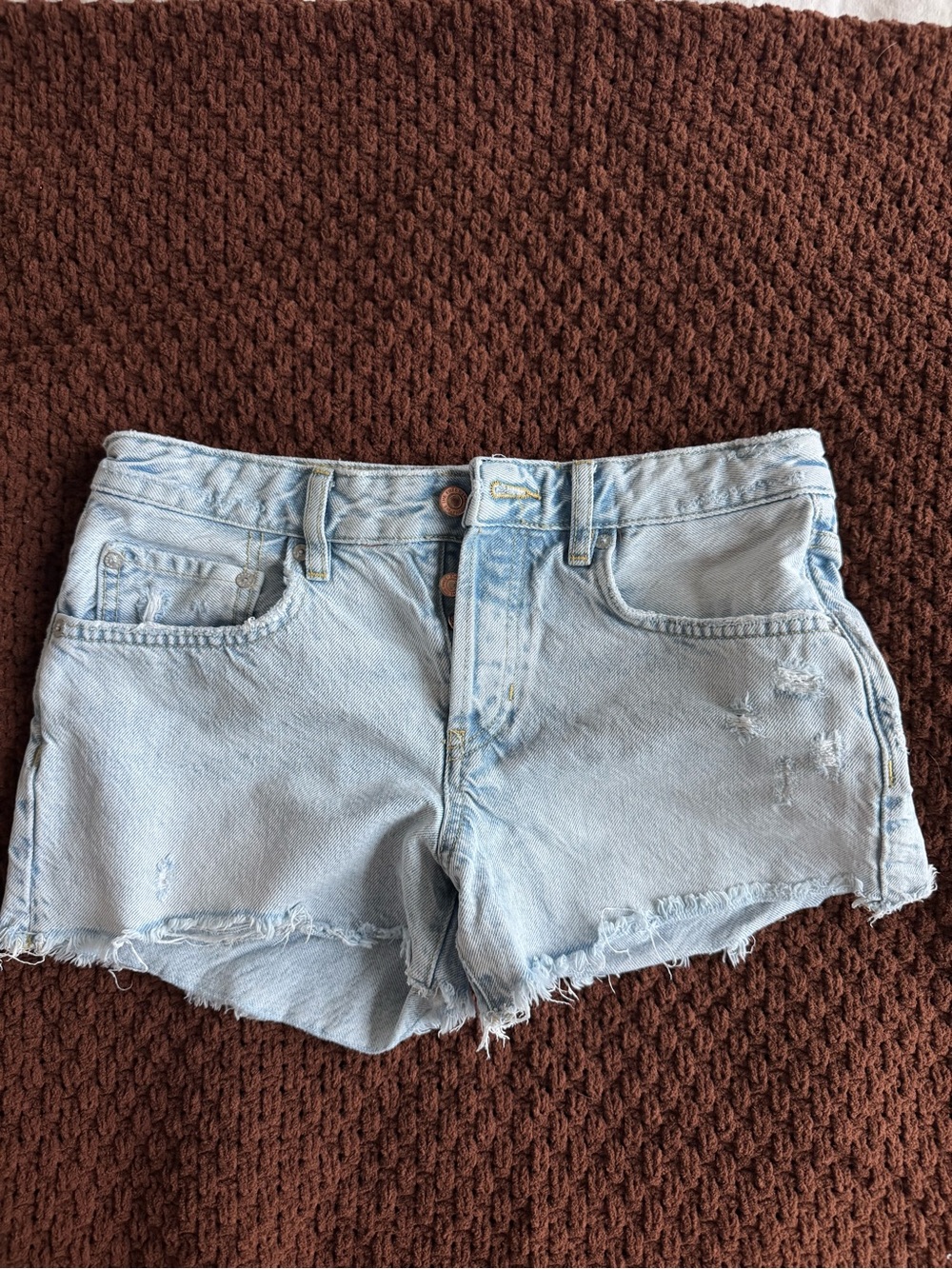 Denim Shorts - Size 26 - Free People